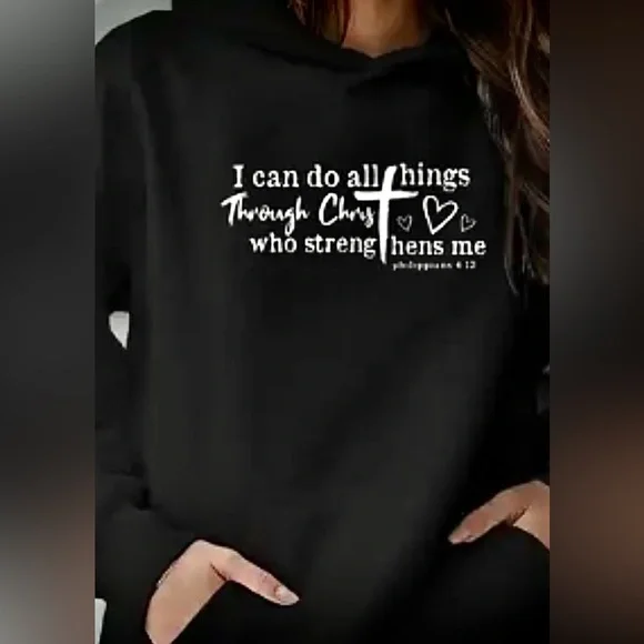 Christian Faith lightweight Hoodie. NWOT - Picture 2 of 2